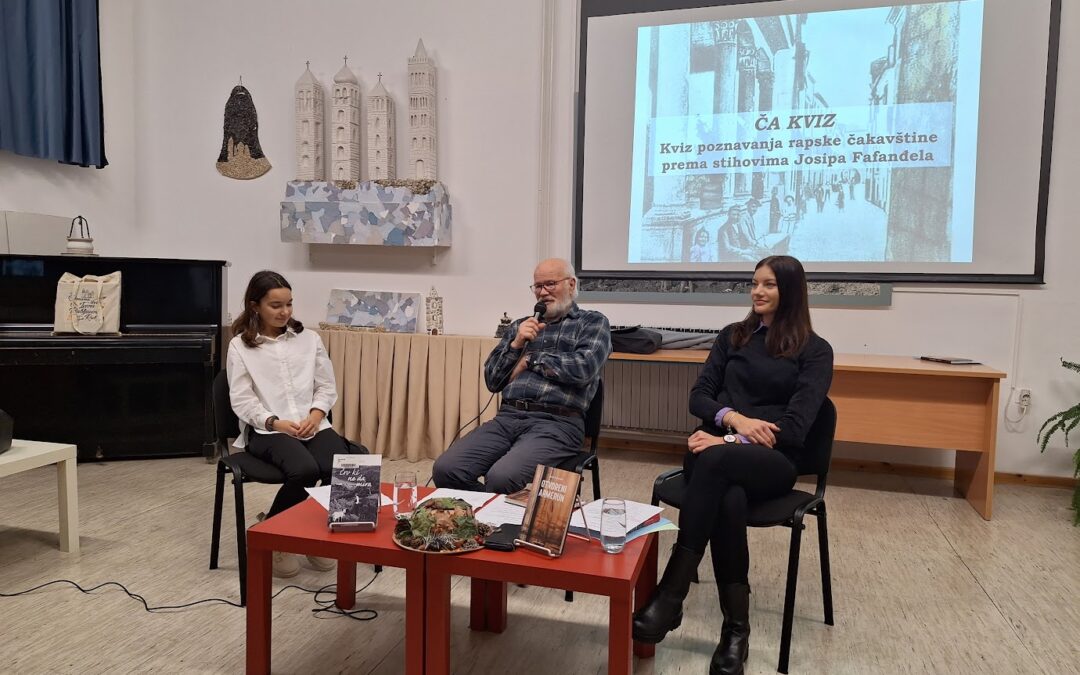 Književni susret s rapskim autorom Josipom Fafanđelom