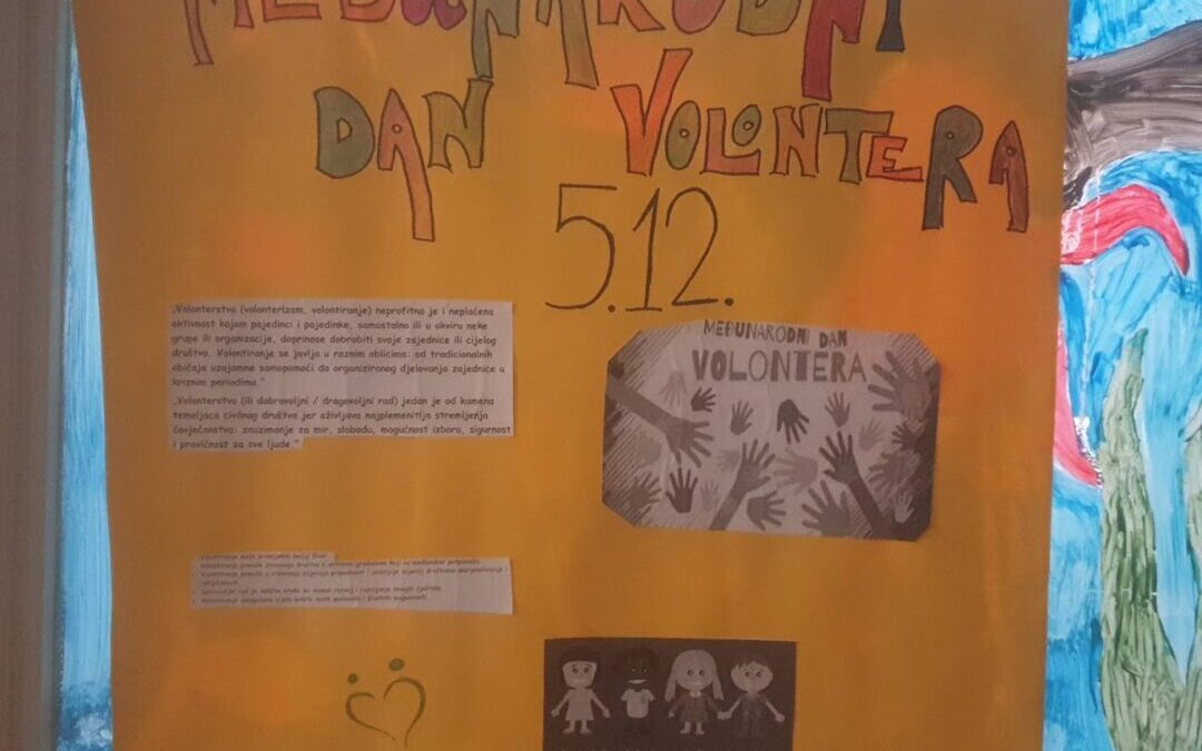 5. prosinca Međunarodni je dan volontera